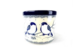 D52 Bunzlau Bloemen- kruidenpot  U4830 Lepelpot, utensil, kruidenpot